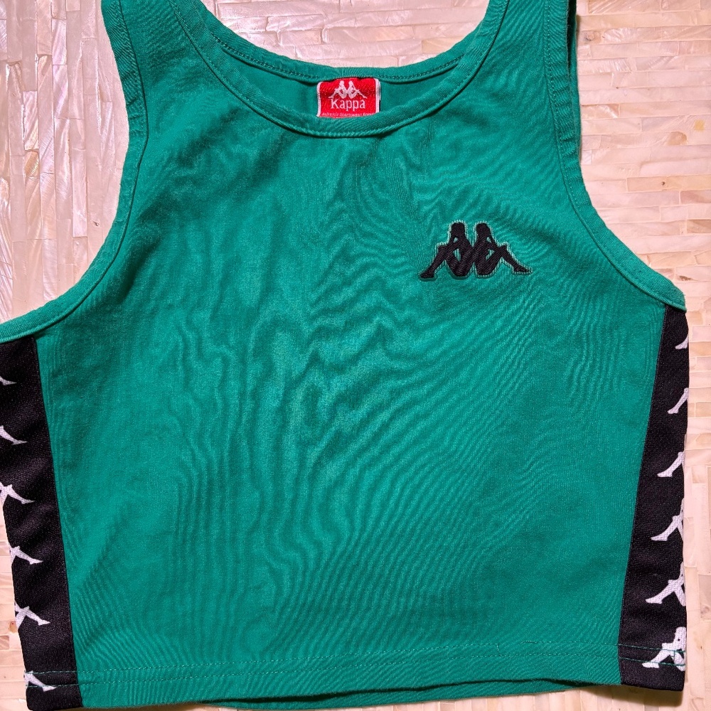Cropped kappa exercise top in xs